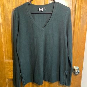 H by Bordeaux Green Sweater XL